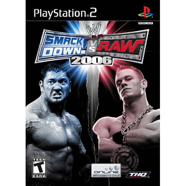 WWE SmackDown vs. Raw 2006 (Sony PlayStation 2, 2005) No Manual