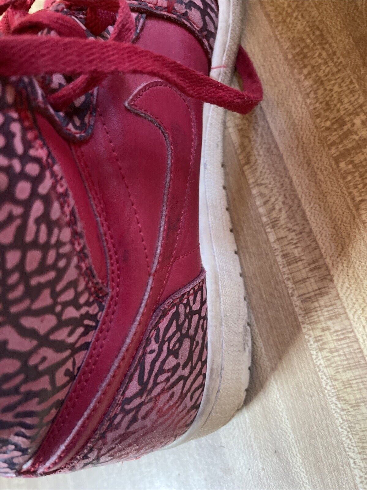 Size 11 - Air Jordan 1 Retro High Red Elephant