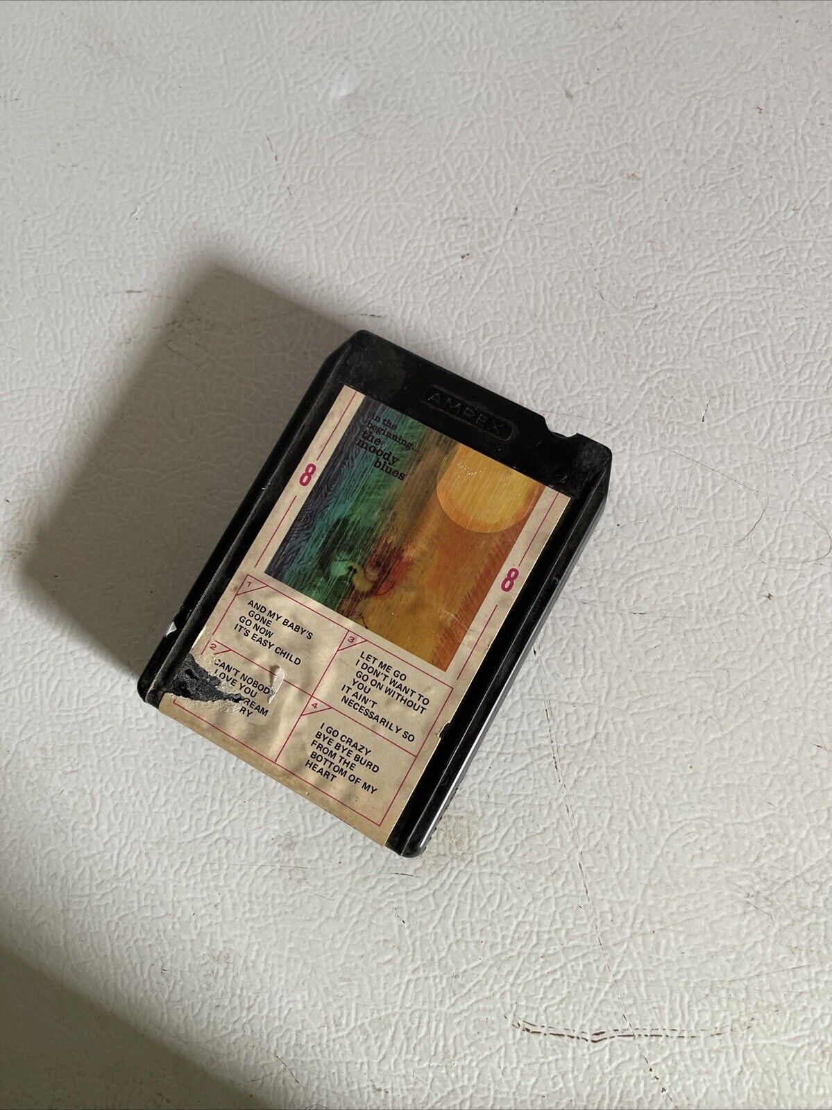 Vintage The Moody Blues In The Beginning 8 Track Cartridge Tape