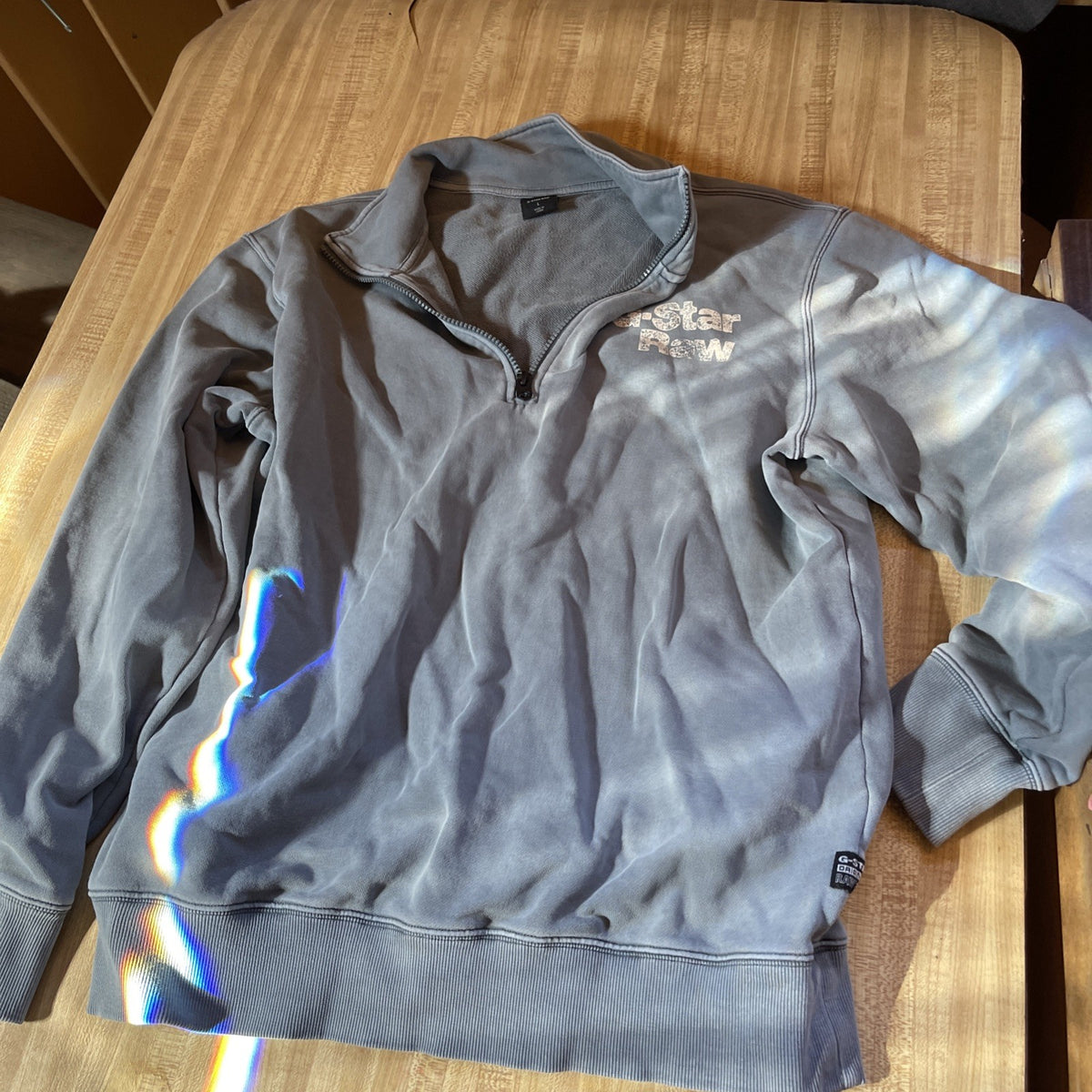 G Star Raw Quarter Zip Large 
