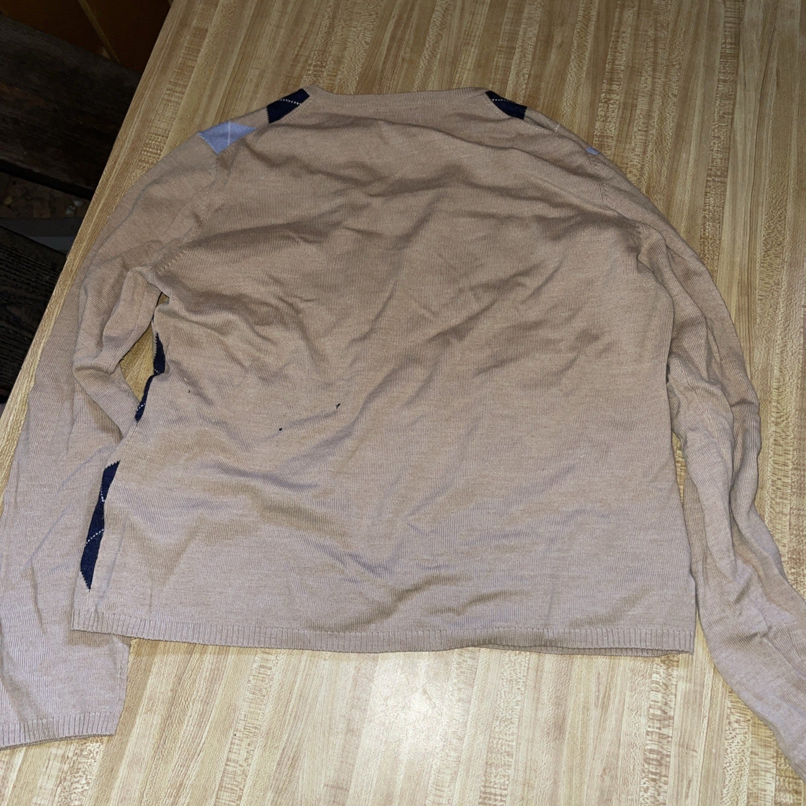346 Brooks Brothers Argyle Sweater XL Merino Wool 