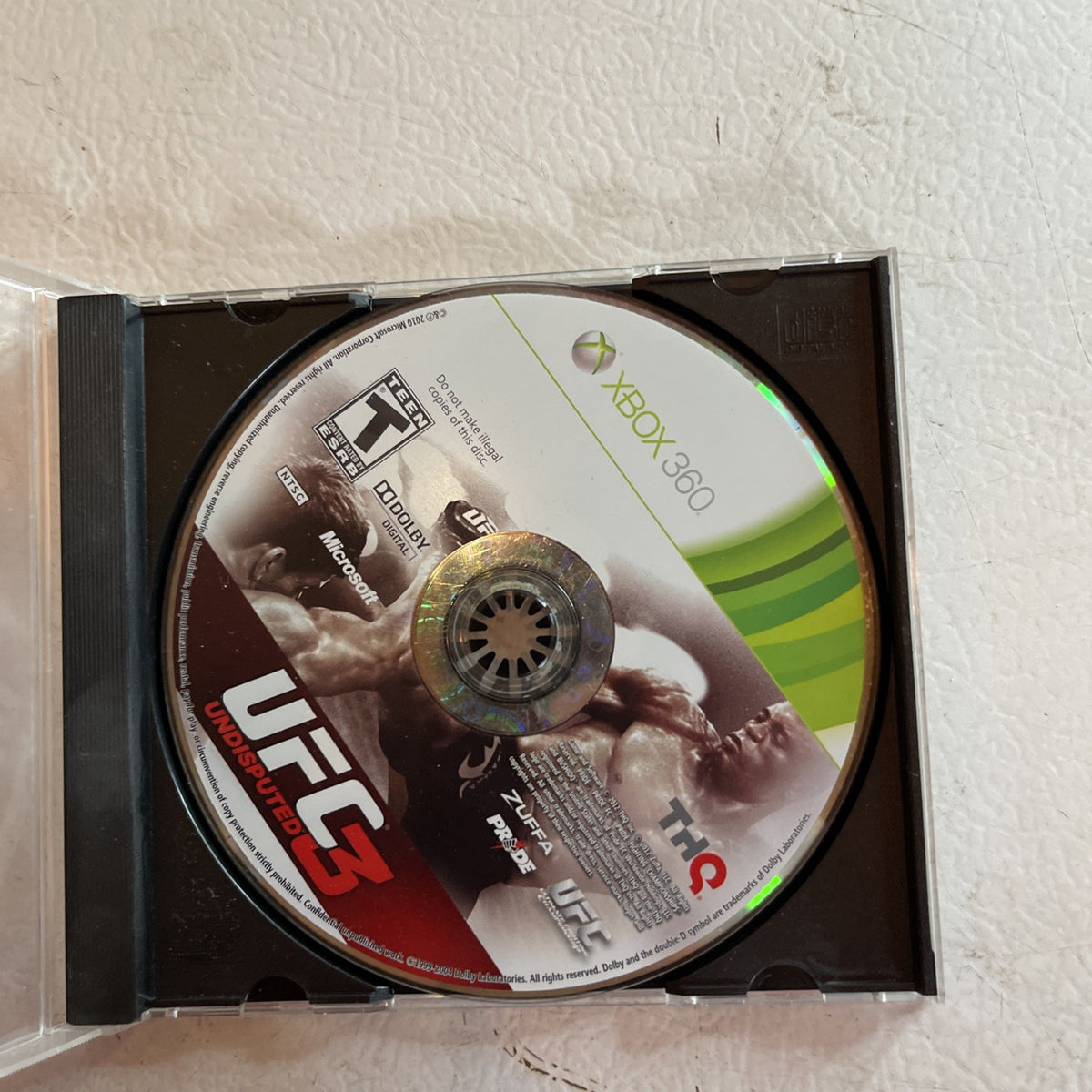 ufc 3 Undisputed xbox 360