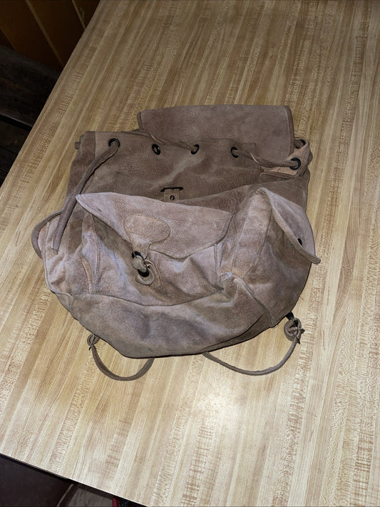Vintage Leather Backpack 