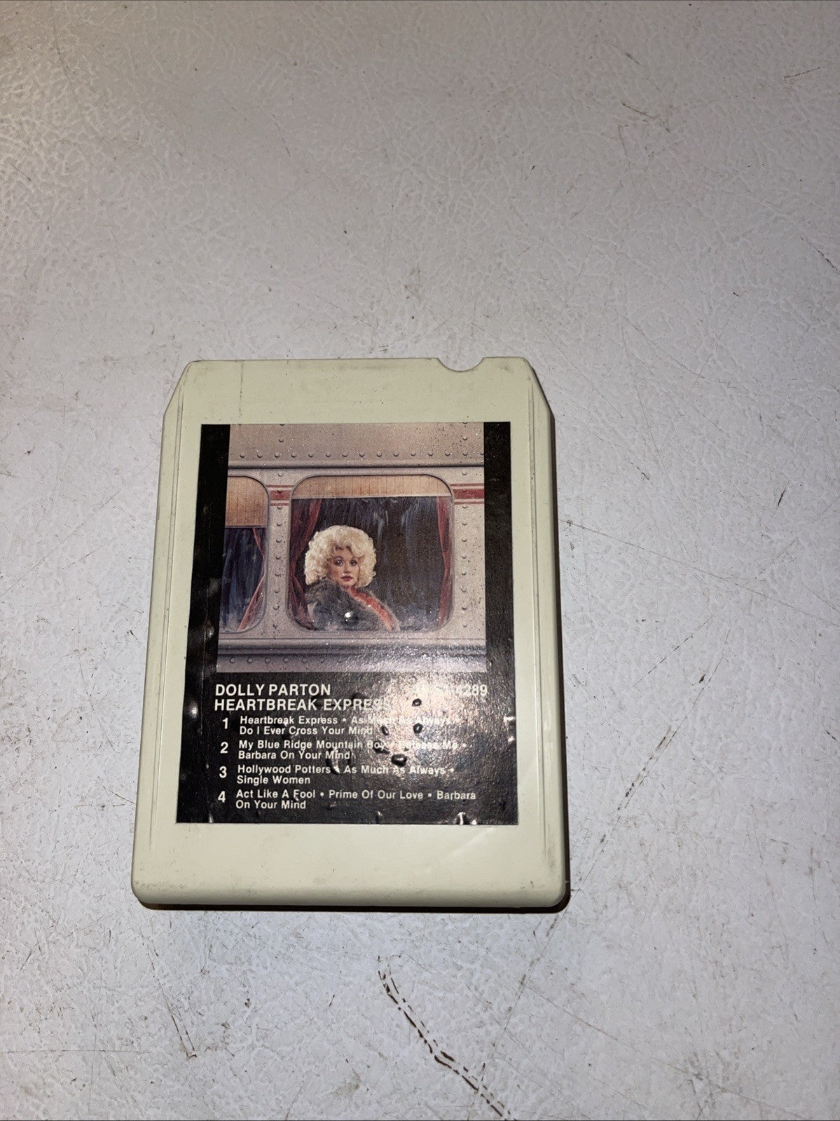 Dolly Parton Heartbreak Express 8 Track Cartridge Tape 1982 AHS1-4289