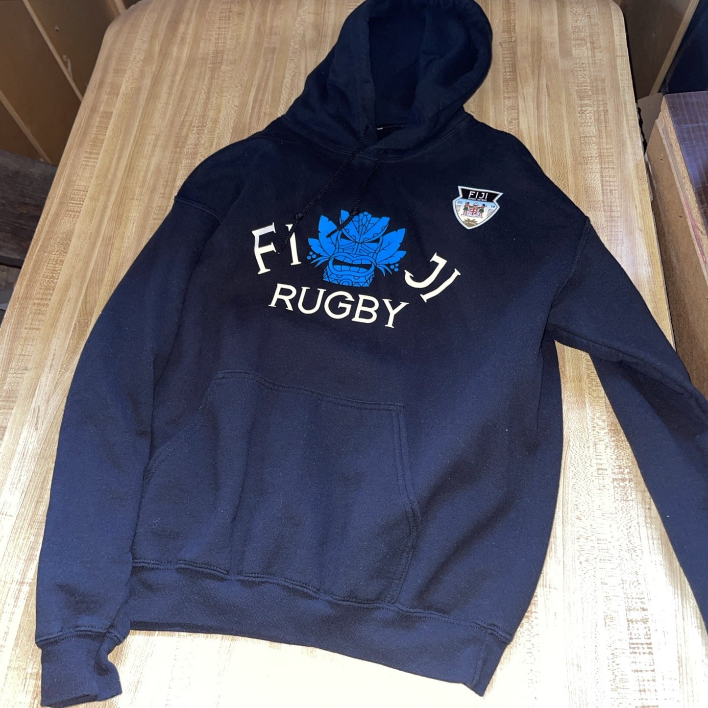 USA Sevens Rugby Fiji Rugby Hoodie Large 