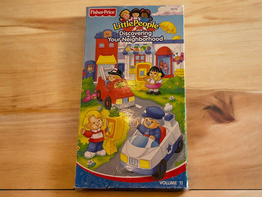 Fisher-Price Little People Volume 11 Discovering Your Neighborhood VHS 2004