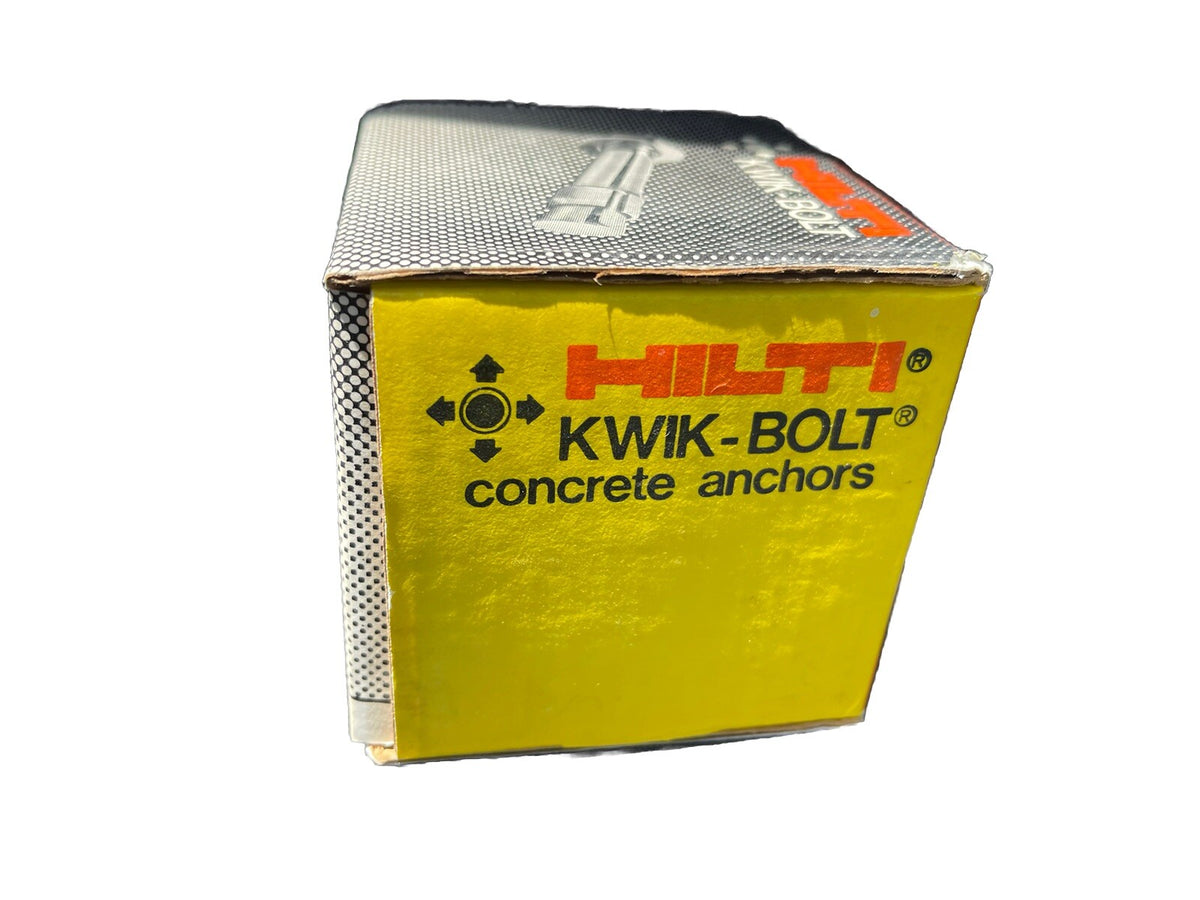 Hilti Kwik Bolt Concrete Anchors Box Of 100