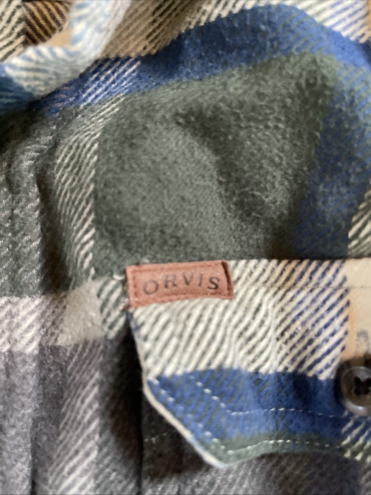 Orvis Heavy Flannel Shacket Medium 
