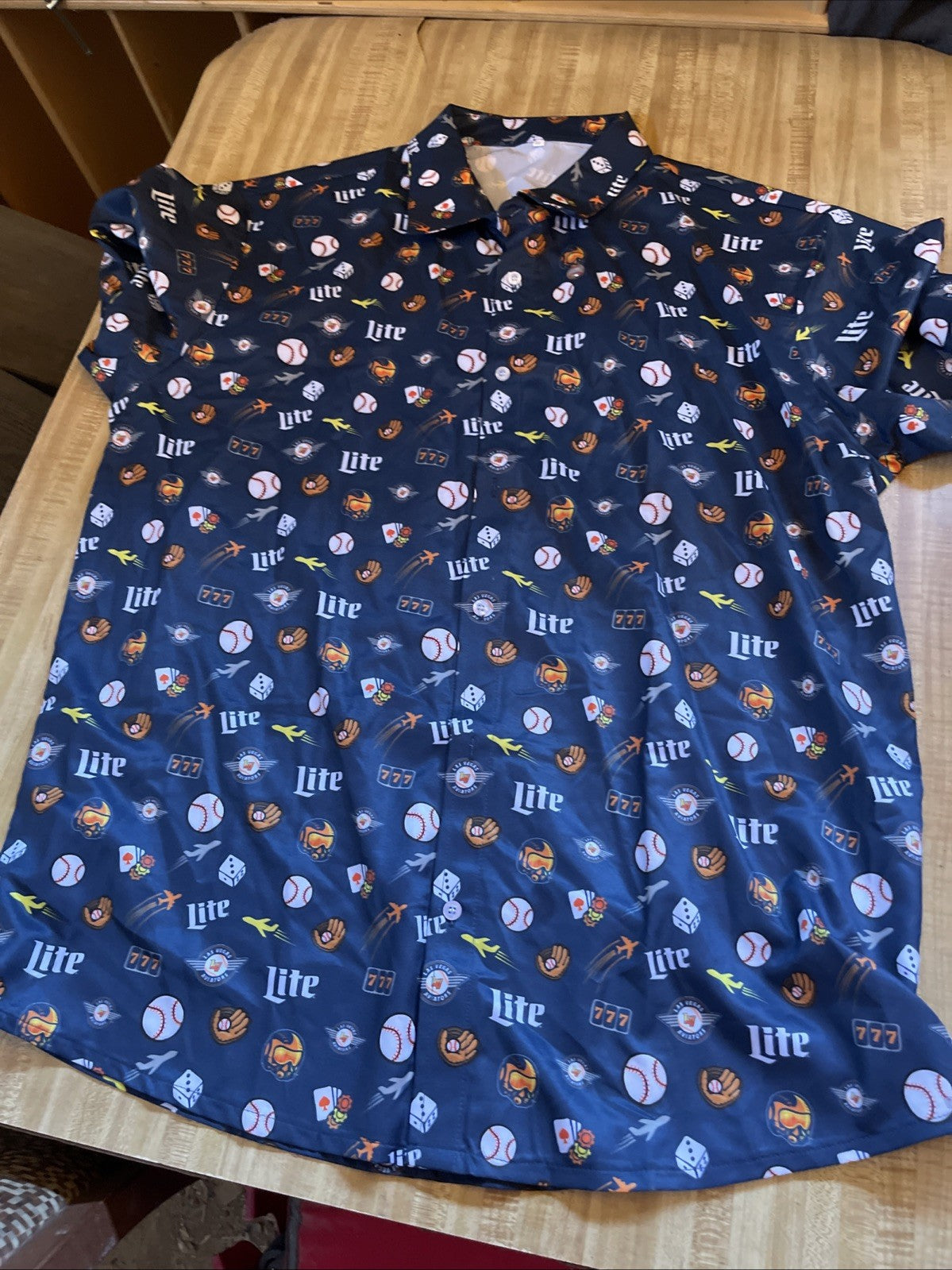 Las Vegas Aviators Button Up XL