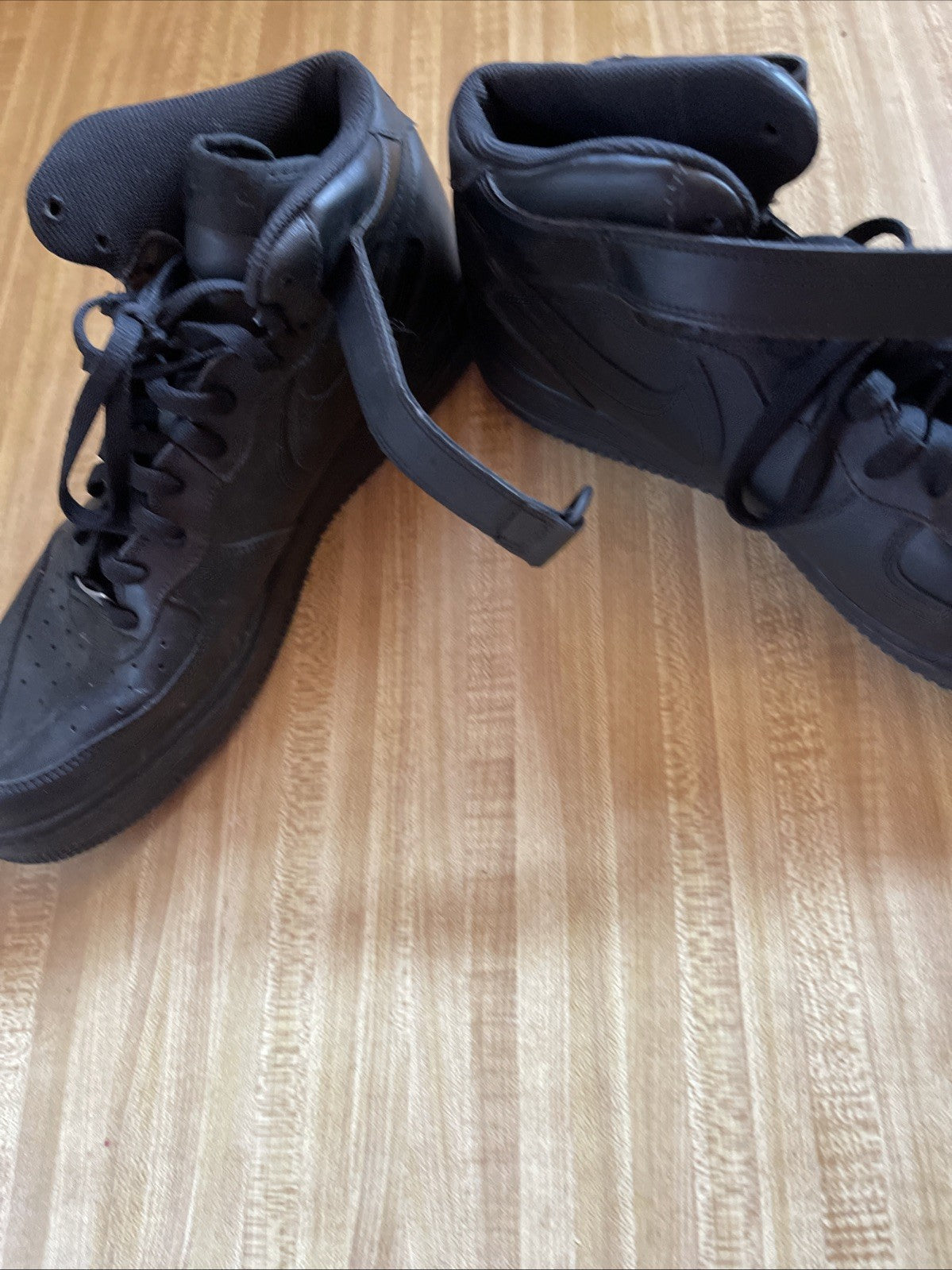 Nike AF1 High Top Sneakers Black Size 14