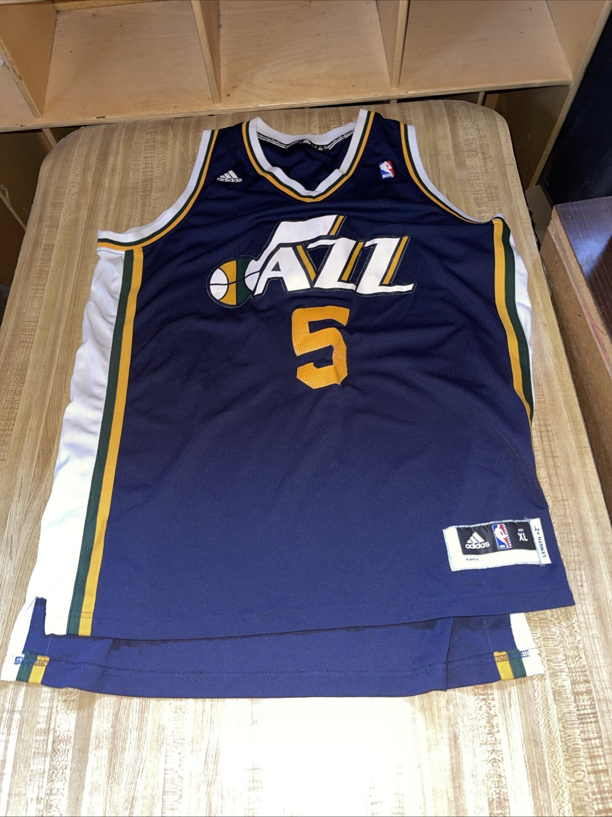 Adidas Utah Jazz Harris Jersey XL Stitched 