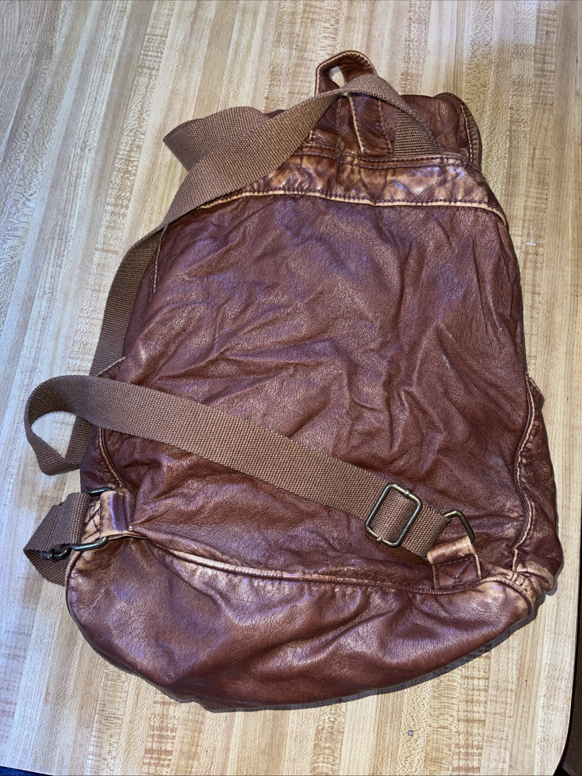 Mossimo Leather Backpack 