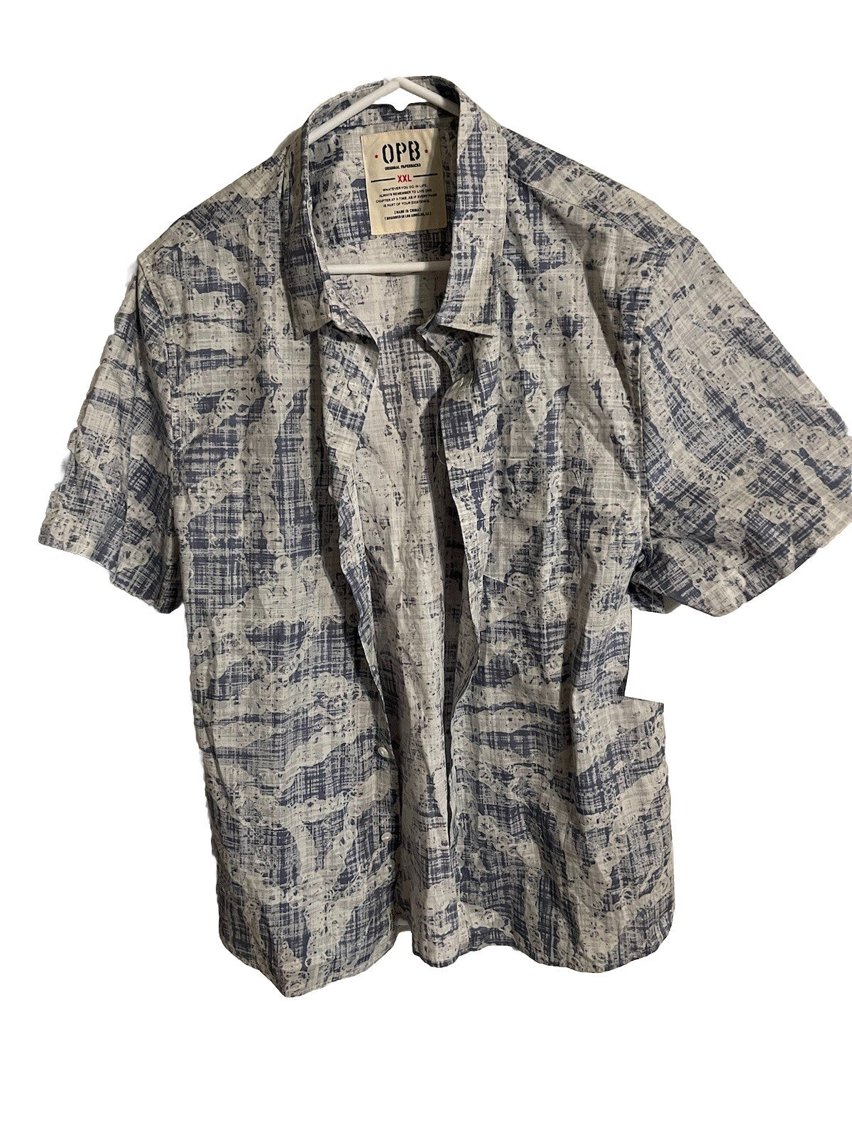 Original Paperbacks Button Up XXL