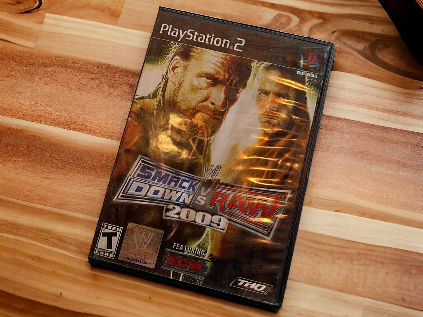 WWE SmackDown vs. Raw 2009 Featuring ECW (Sony PlayStation 2, 2008) PS2