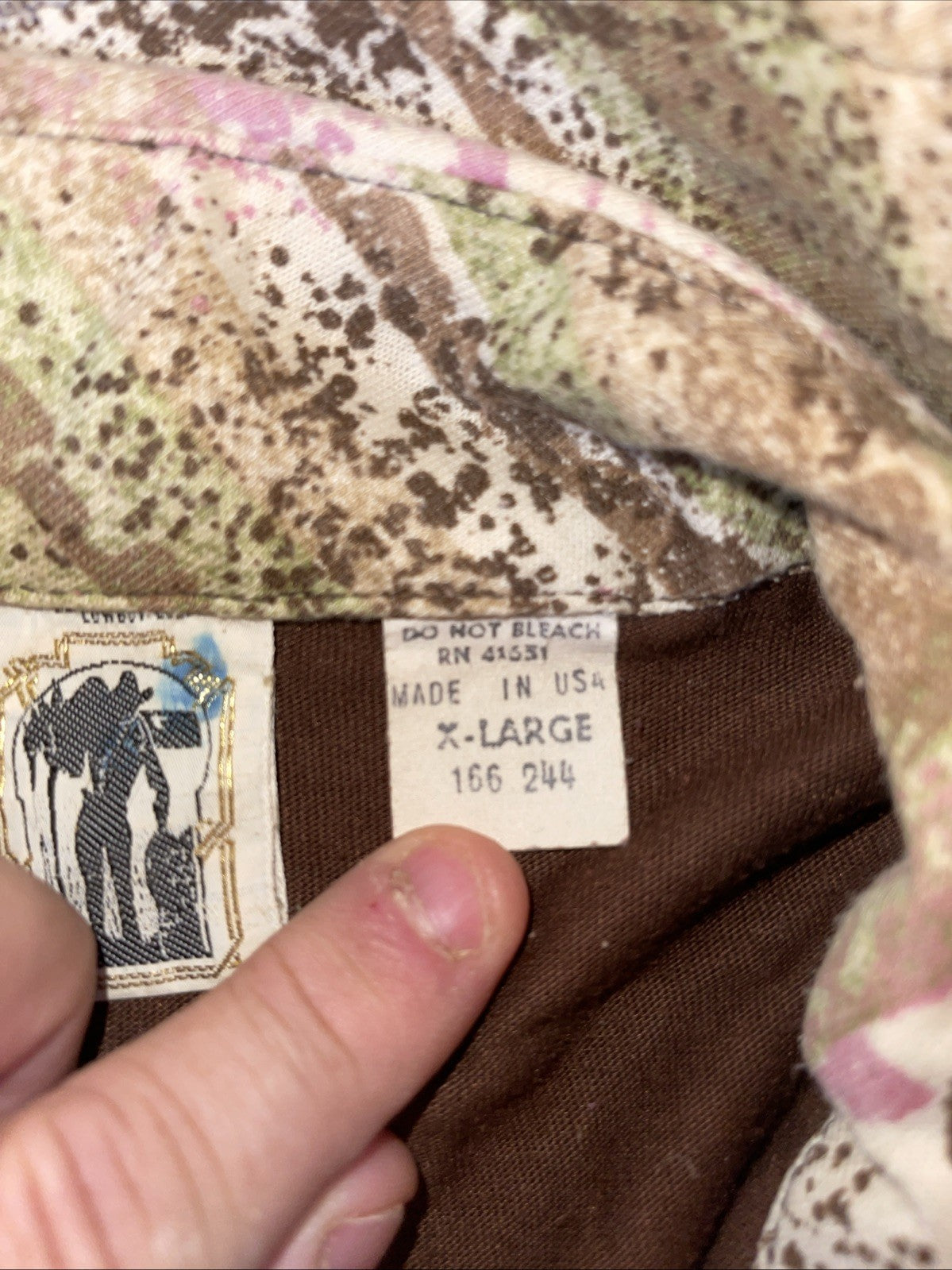 Vintage Pearl Snap Western Shirt XL