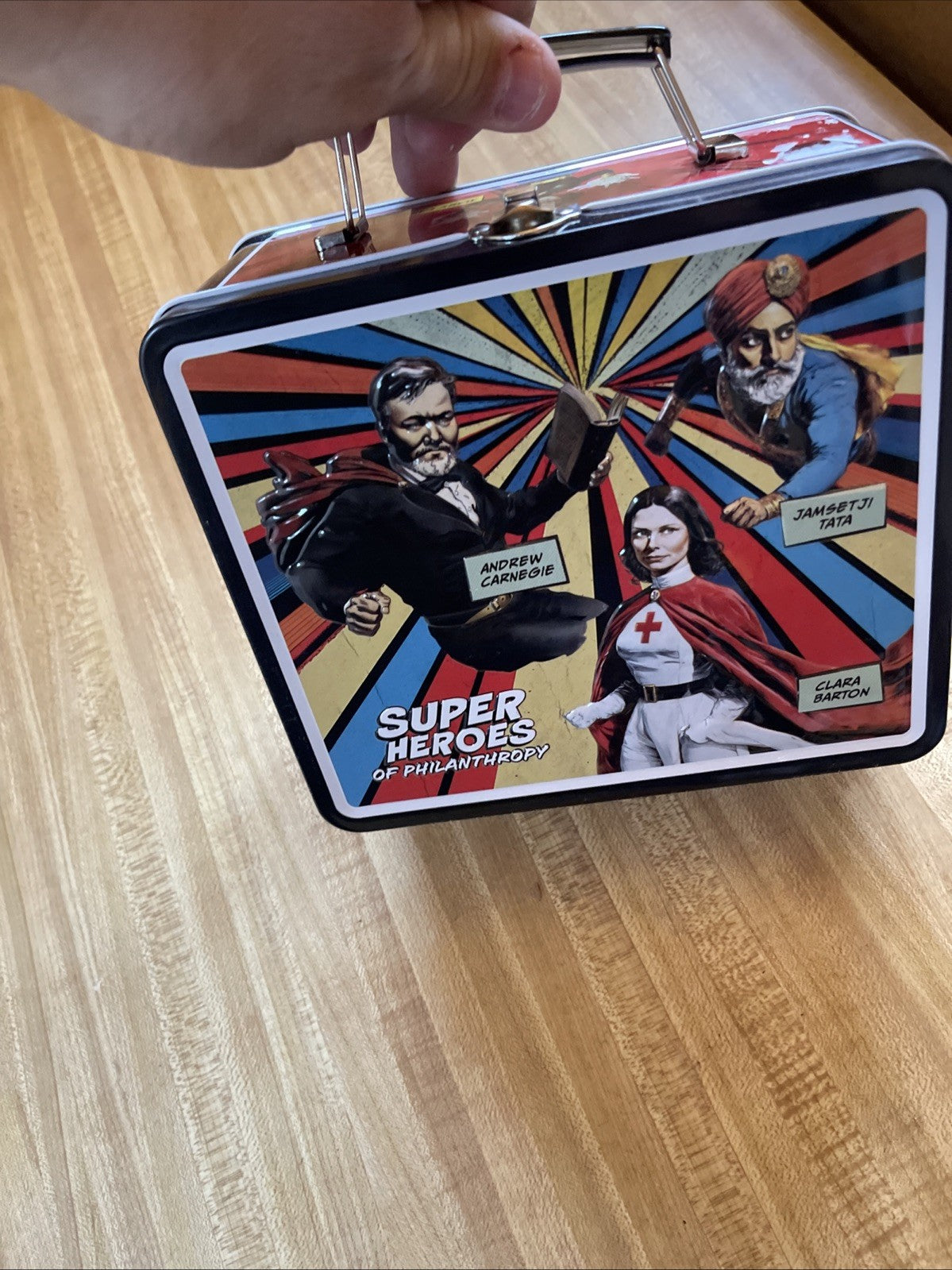 Super Heroes Of Philanthropy Lunchbox And Thermos
