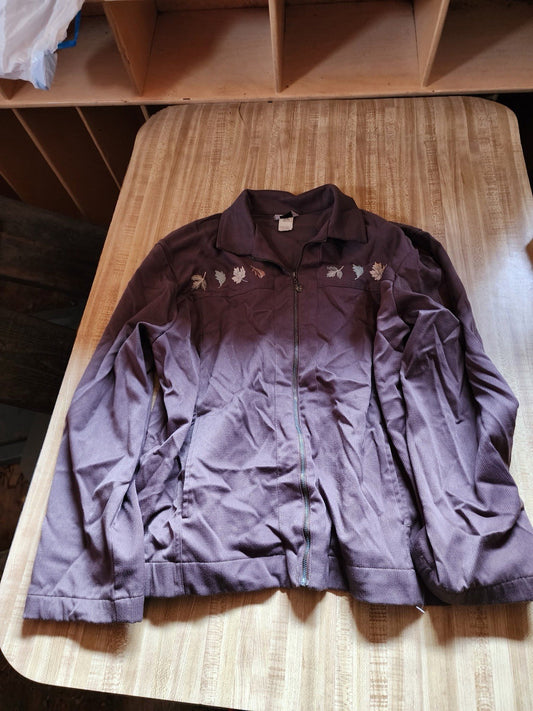 Vintage Teddi Full Zip Large 