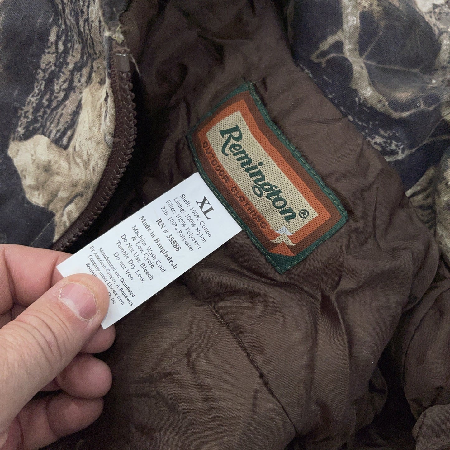 Remington Woodland Camo Coveralls XL