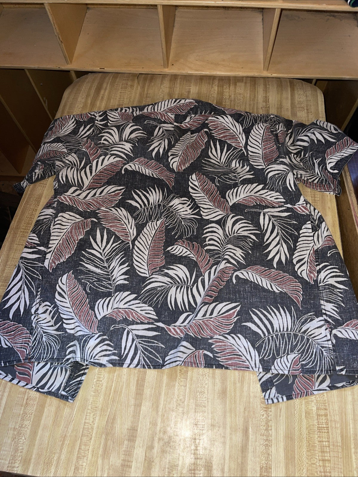 reyn spooner hawaiian shirt large