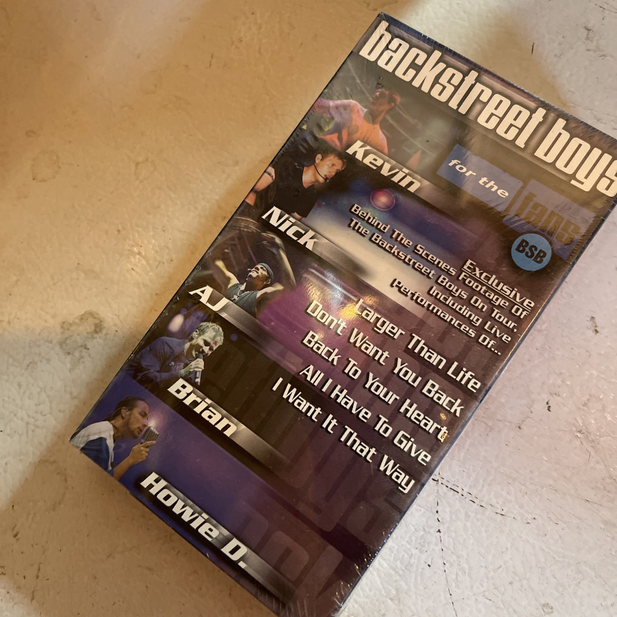 Backstreet Boys For The Fans VHS 