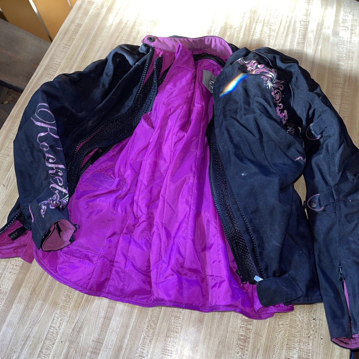 Joe Rocket Padded Armored Motorcycle Jacket Women’s Small 