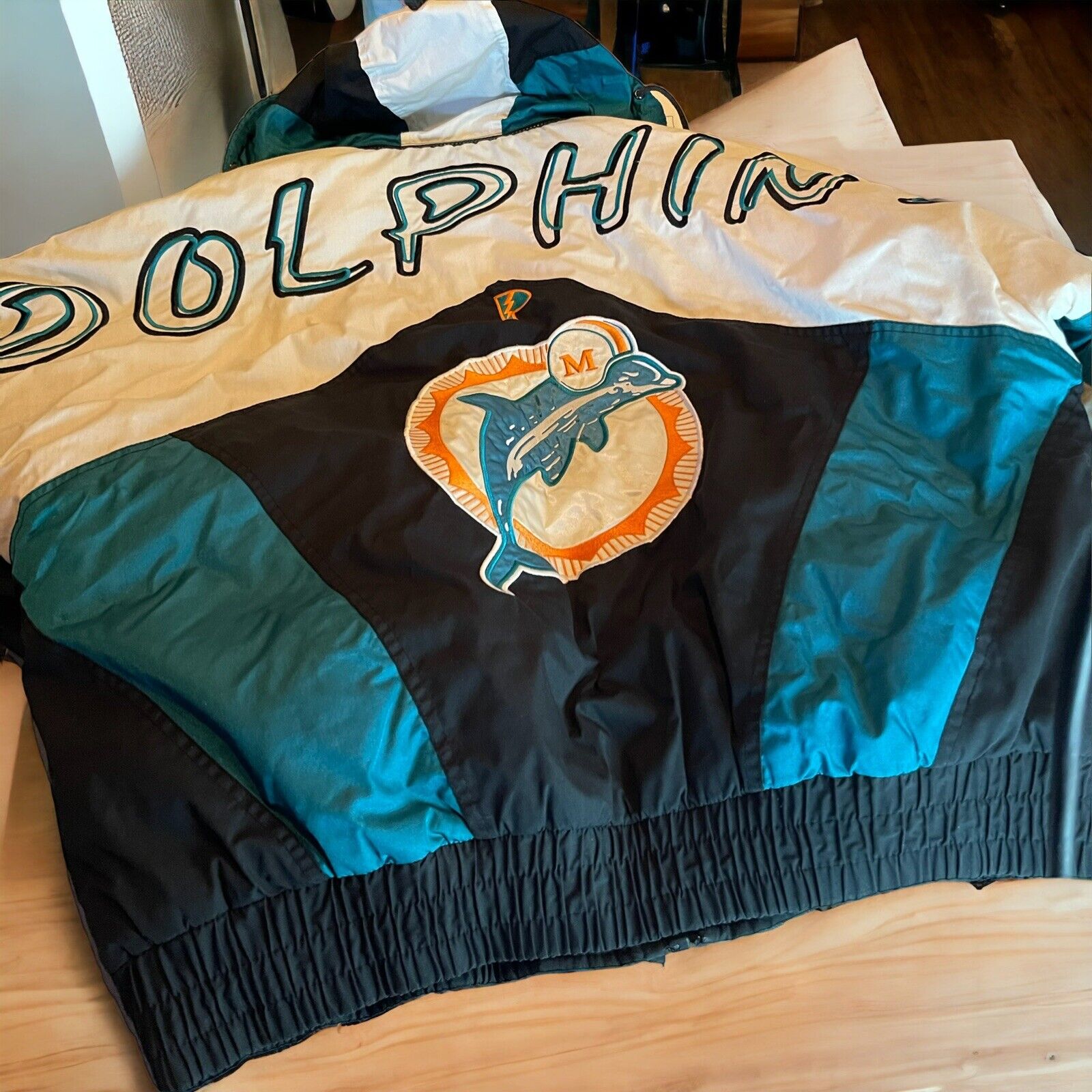 Vintage Pro Player Dolphins Jacket XL