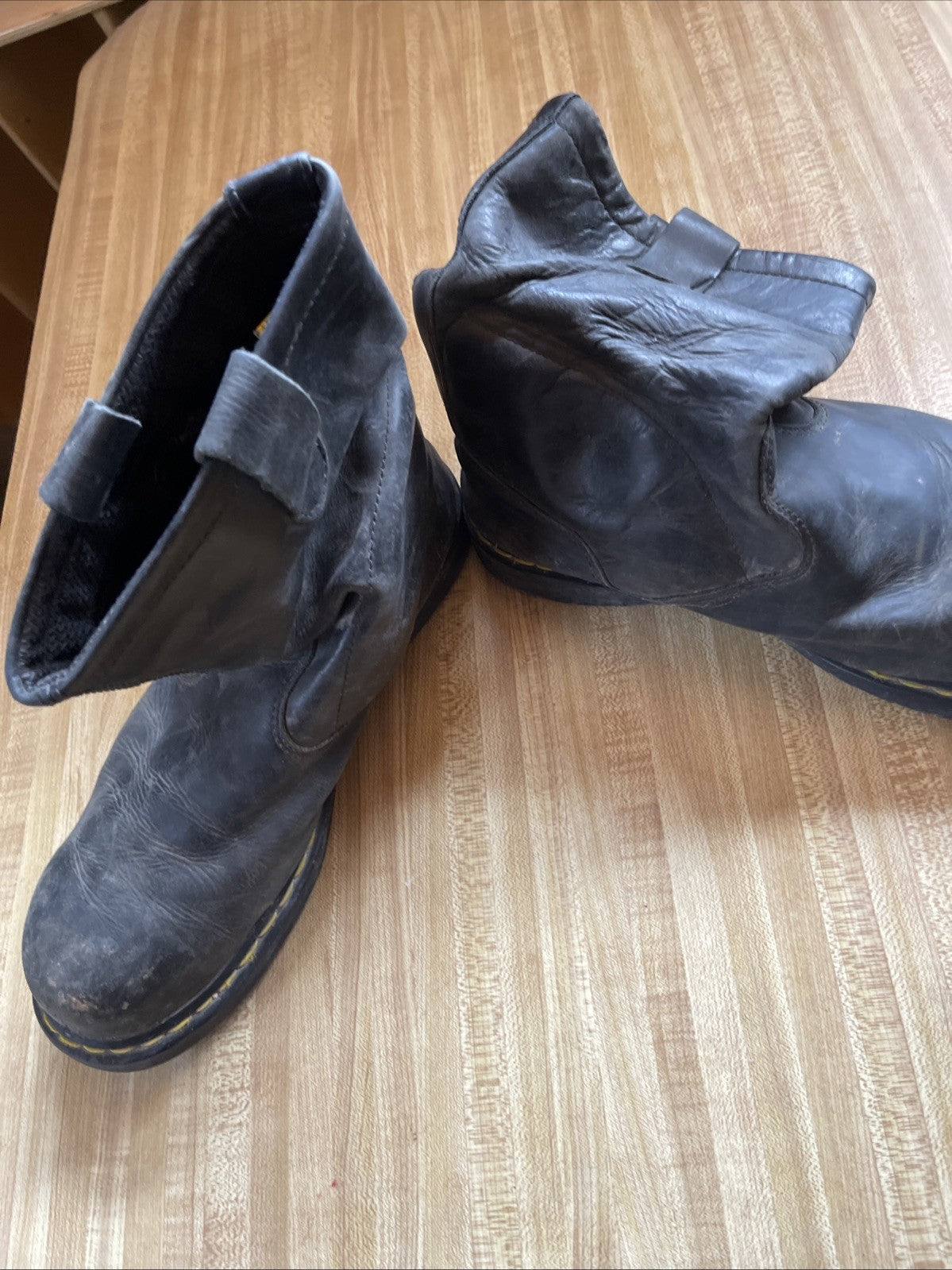 dr martens steel toe Slip On Work boots 12