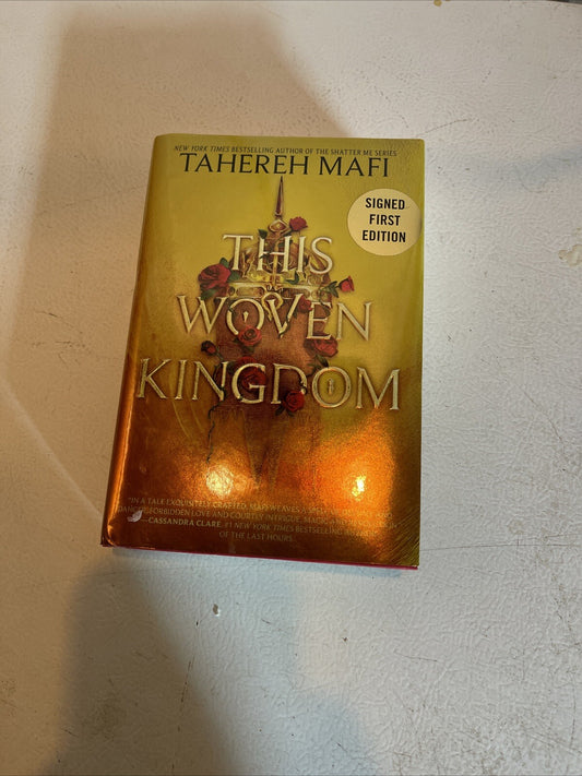 This Woven Kingdom Signed First Edition  Hardcover
