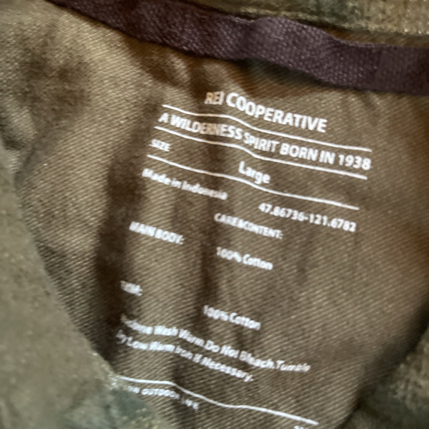 REI Cooperative Flannel Large 