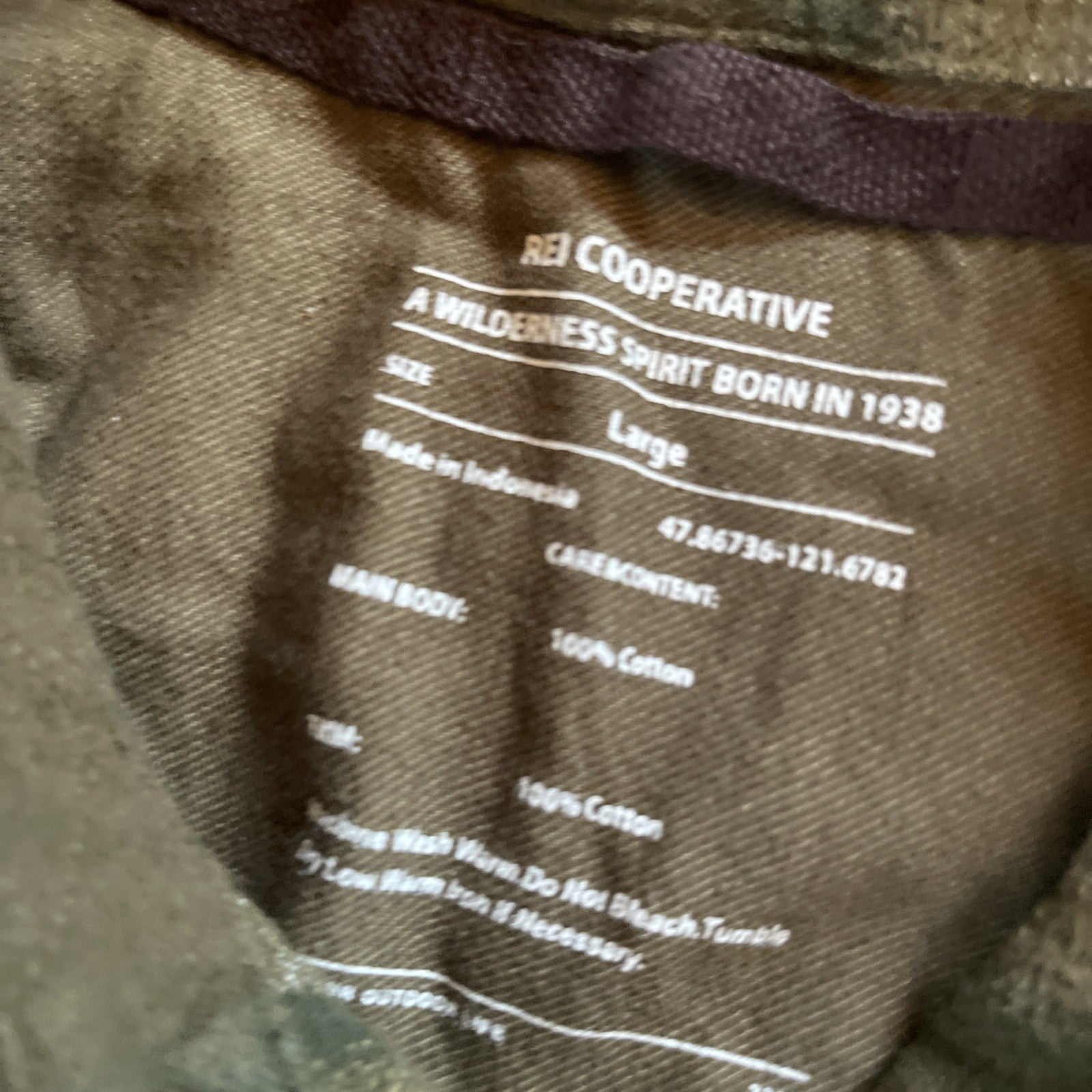 REI Cooperative Flannel Large 
