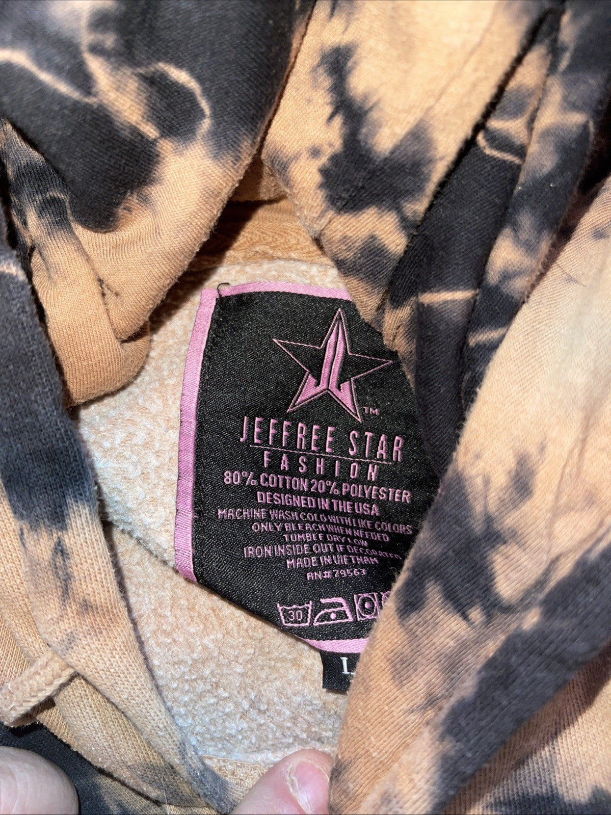 Jeffree Starr Fashion Hoodie Large 