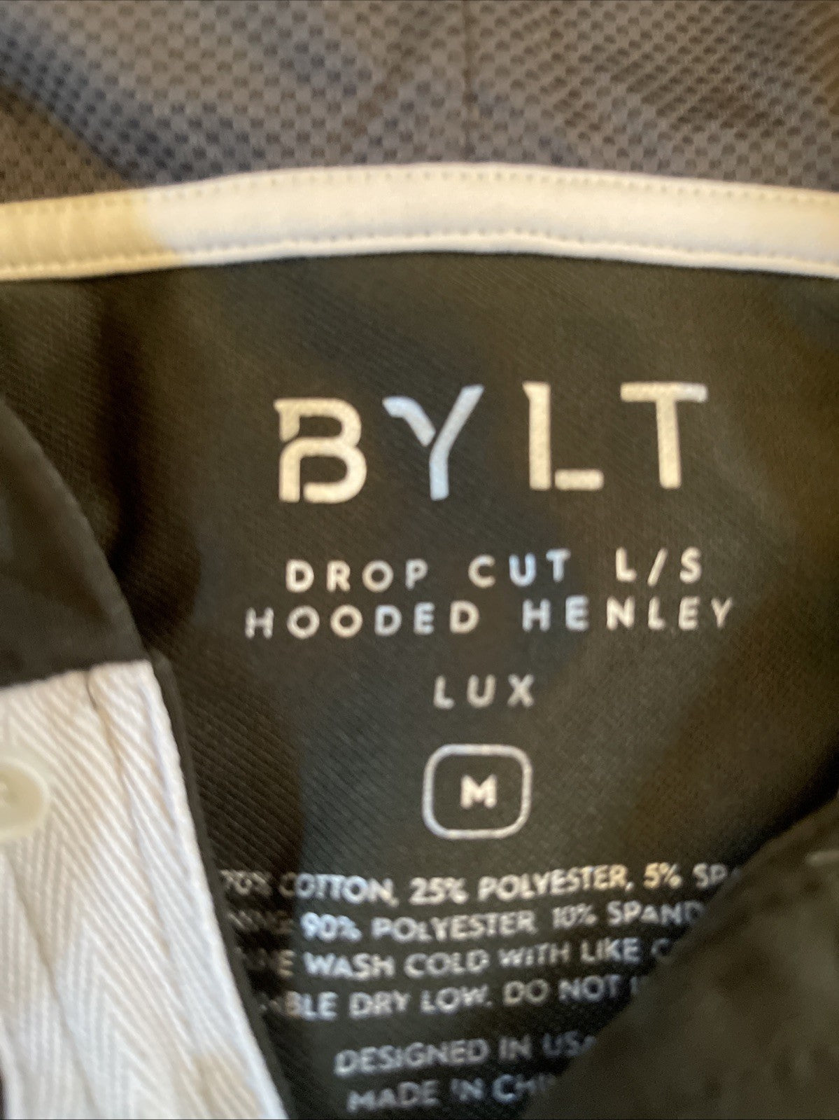 bylt drop cut hooded henley lux Medium 