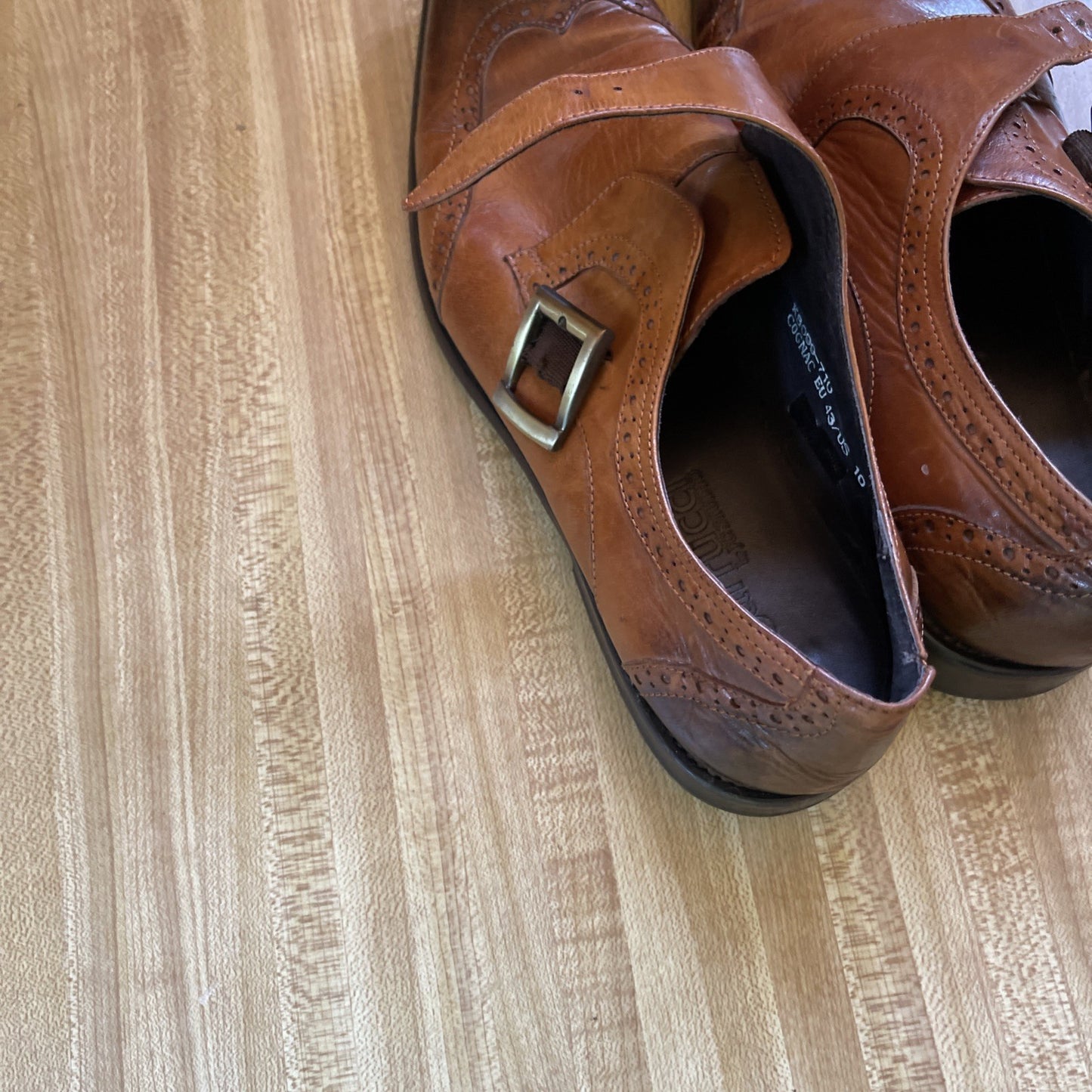 Carrucci Monk Strap Shoes 10 See Pictures 