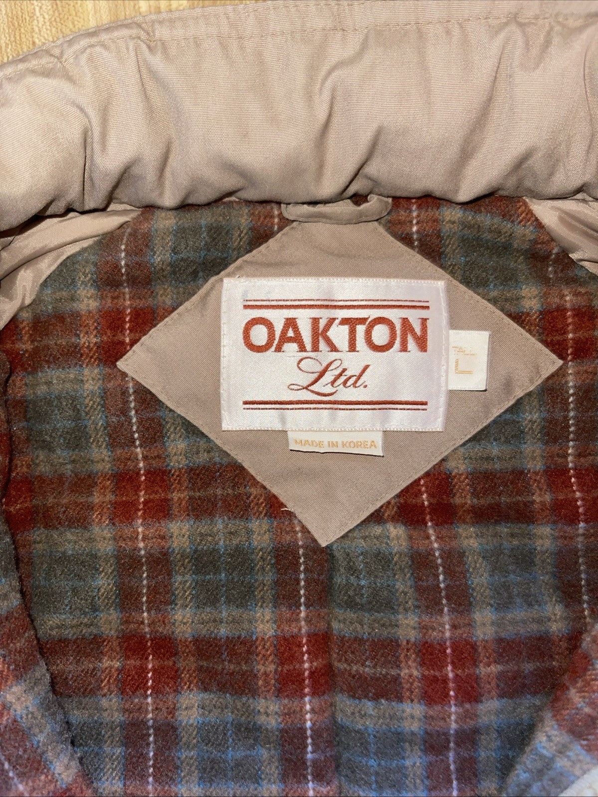 Vintage Oakton Ltd Jacket Large 