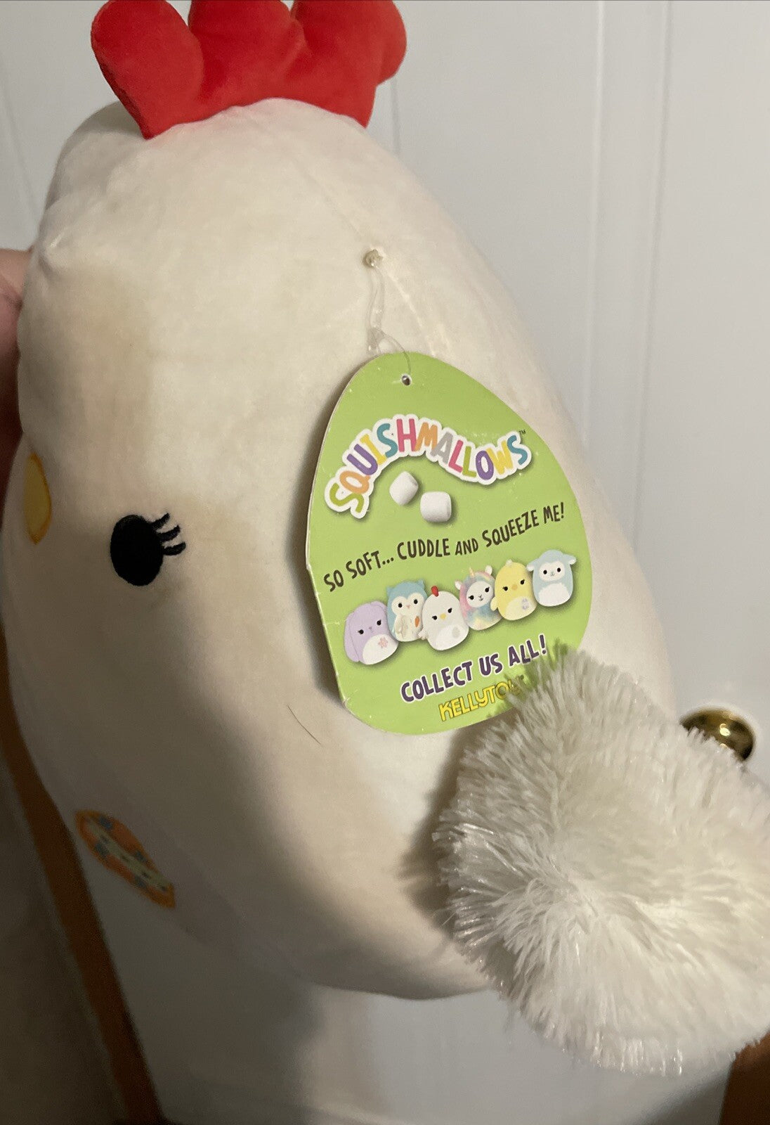 Squishmallow 12" Aimee chick w/ egg Easter NWT 2021 New plush kellytoy USA toy