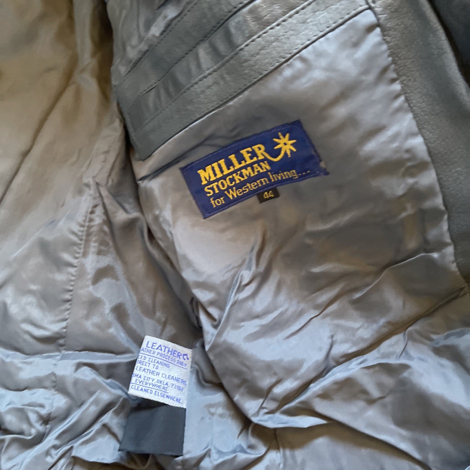 Vintage Miller Stockman Leather Jacket 44