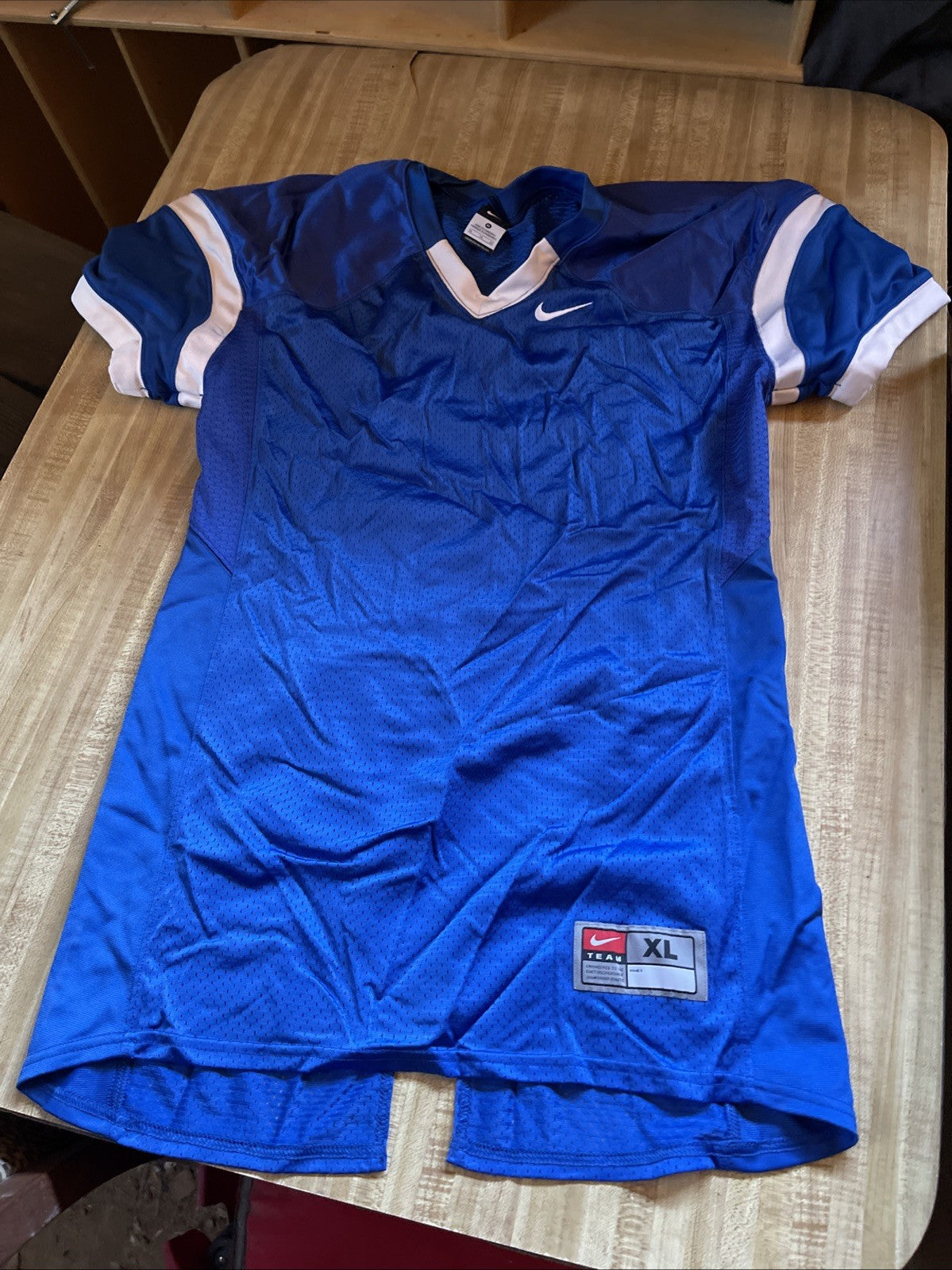 Vintage Nike Team Football Jersey Blank XL