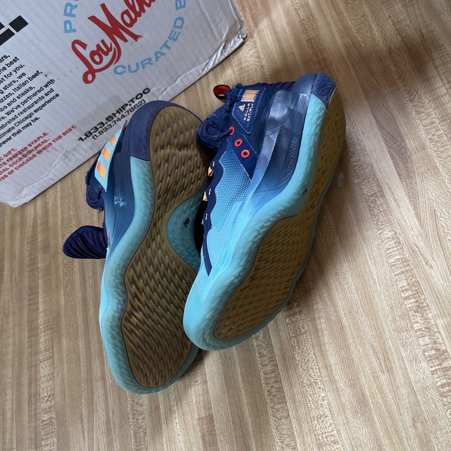 Adidas Dame 7 Size 9.5 No Laces