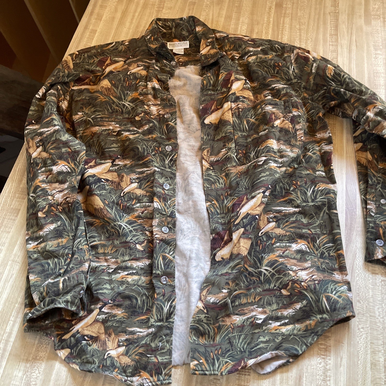 vintage banana republic safari shirt Small 