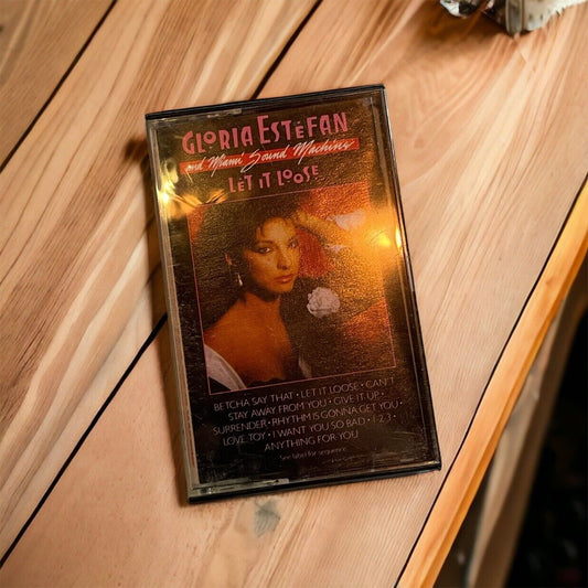 Gloria Estefan and Miami Sound Machine Cassette Tape Let it Loose 1987 Vintage 