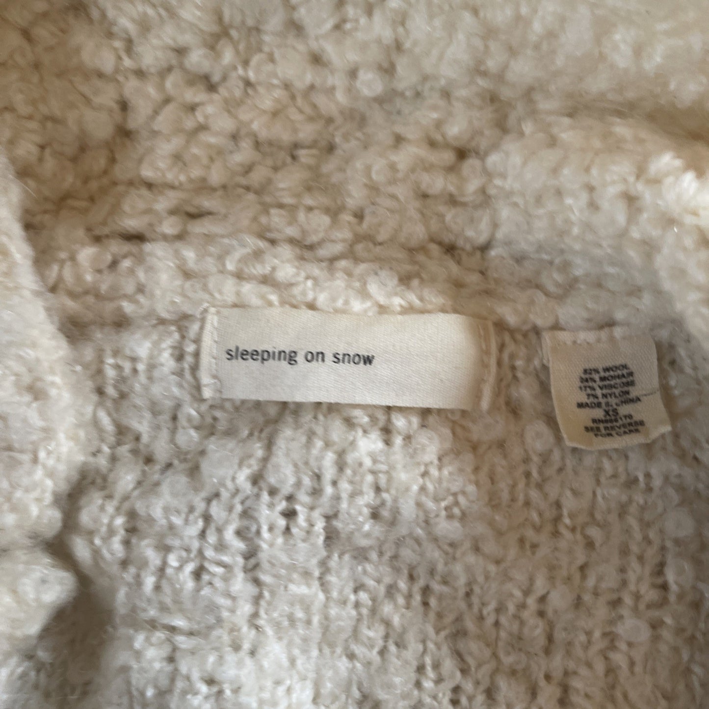 Sleeping On Snow Cardigan XS
