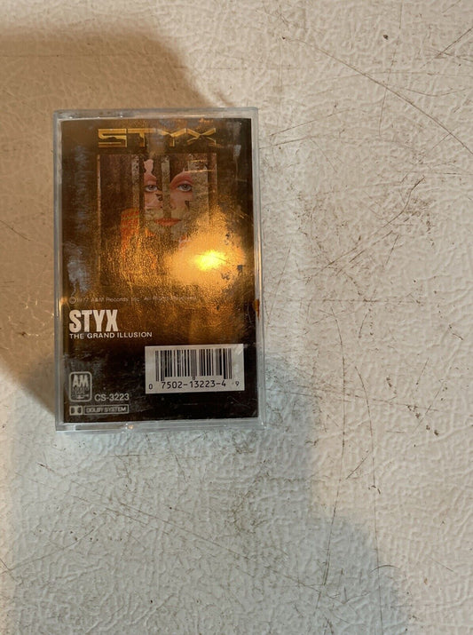 STYX: The Grand Illusion Audio Vintage Cassette Tape 1977 A&M Records