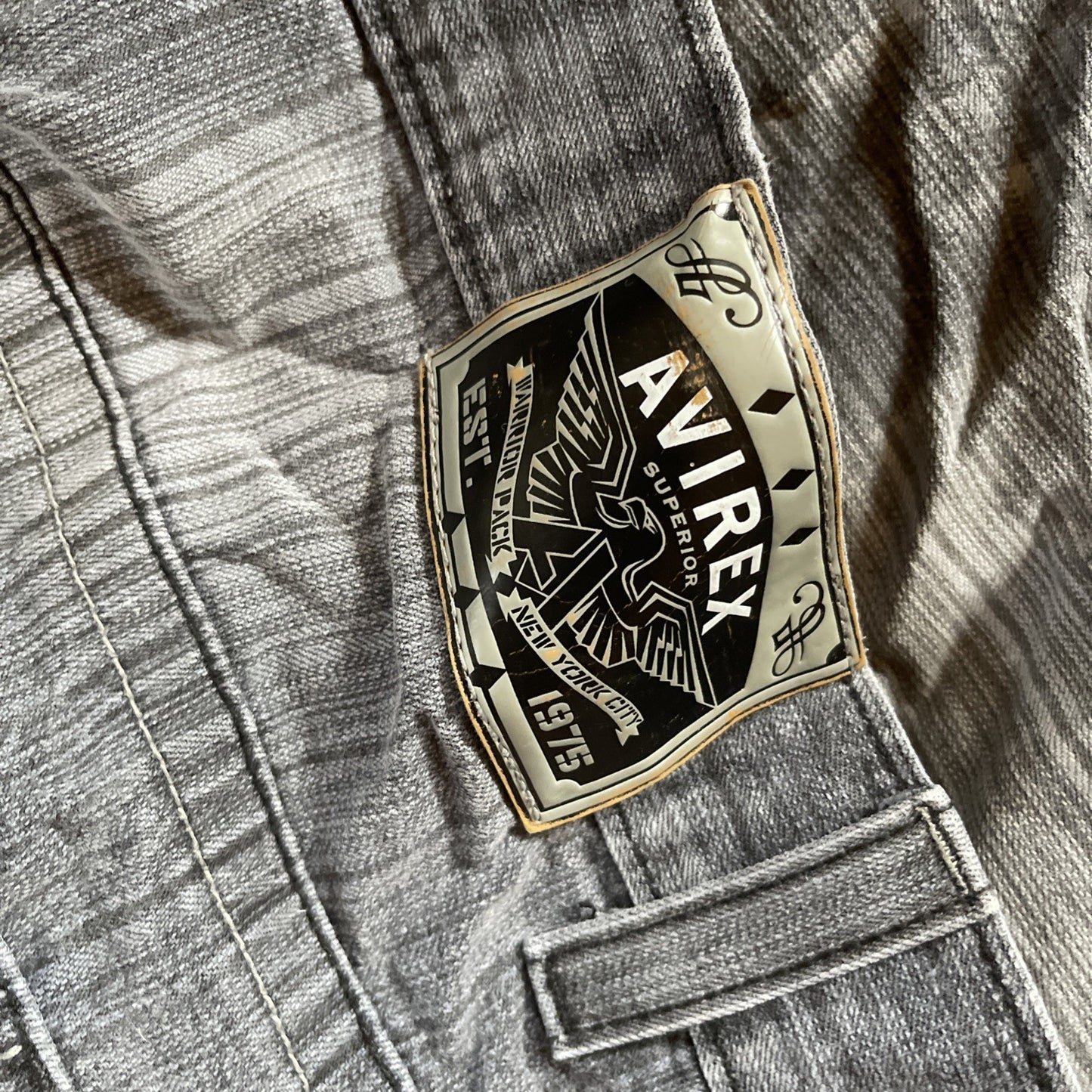 Vintage Y2K Avirex Jorts 40 Hiphop Streetwear 