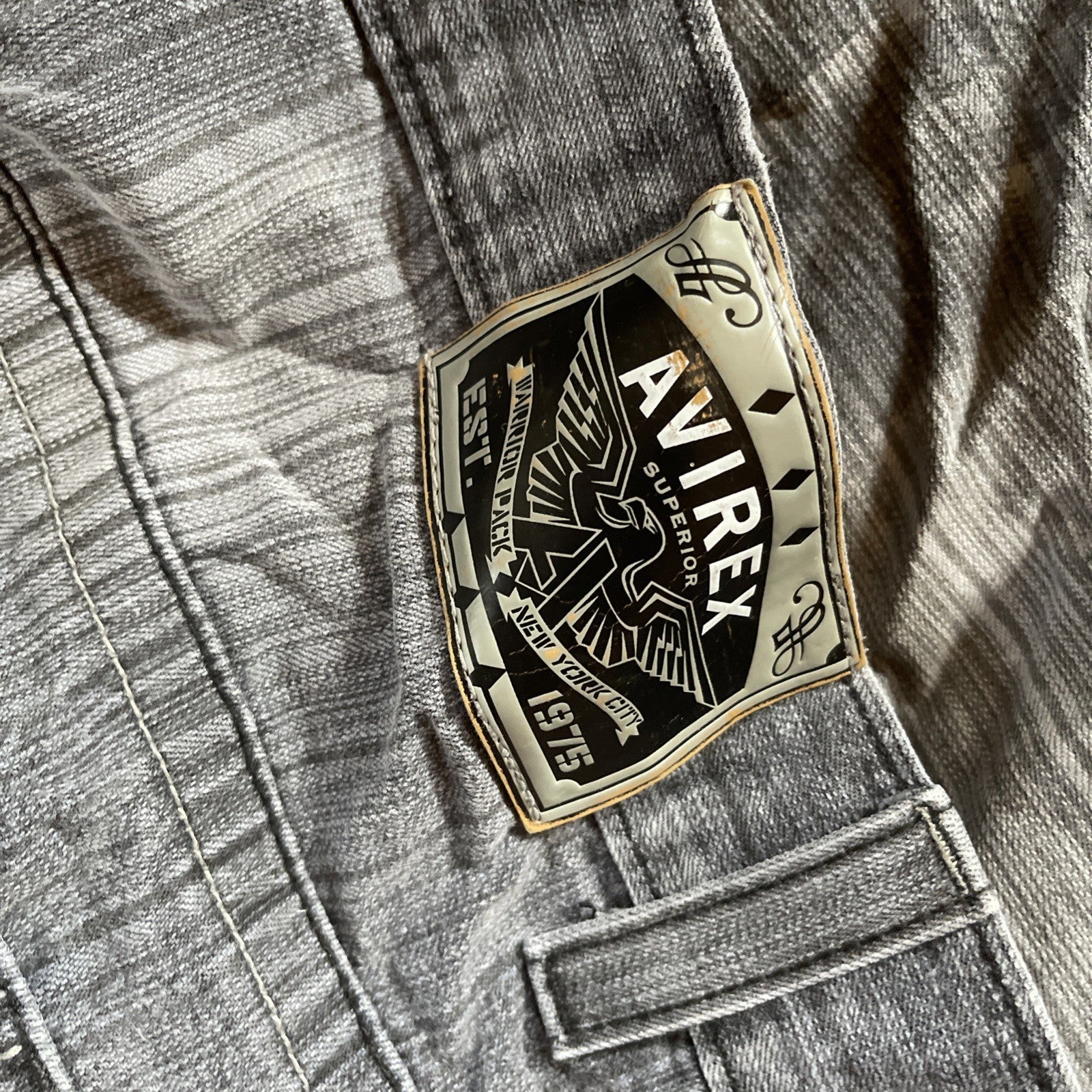 Vintage Y2K Avirex Jorts 40 Hiphop Streetwear 