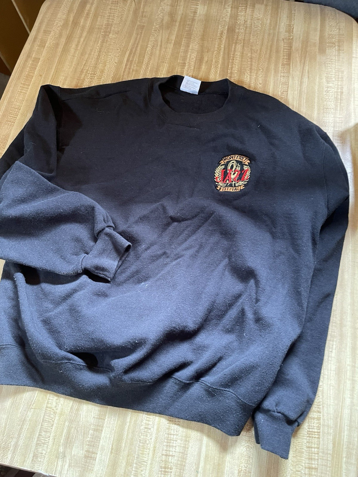 Vintage Hanes Sweatshirt With Monterey Jazz Festival Embroidery XL