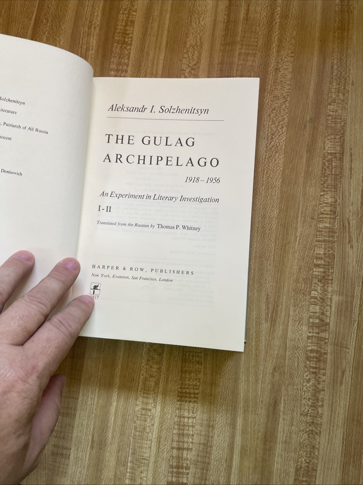 the gulag archipelago hardcover