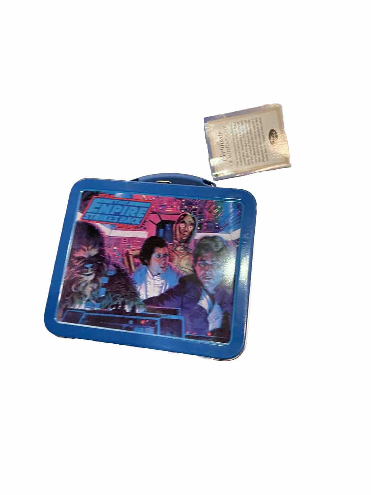 Hallmark STAR WARS Empire Strikes Back School Days Lunch Box New With Tags VTG