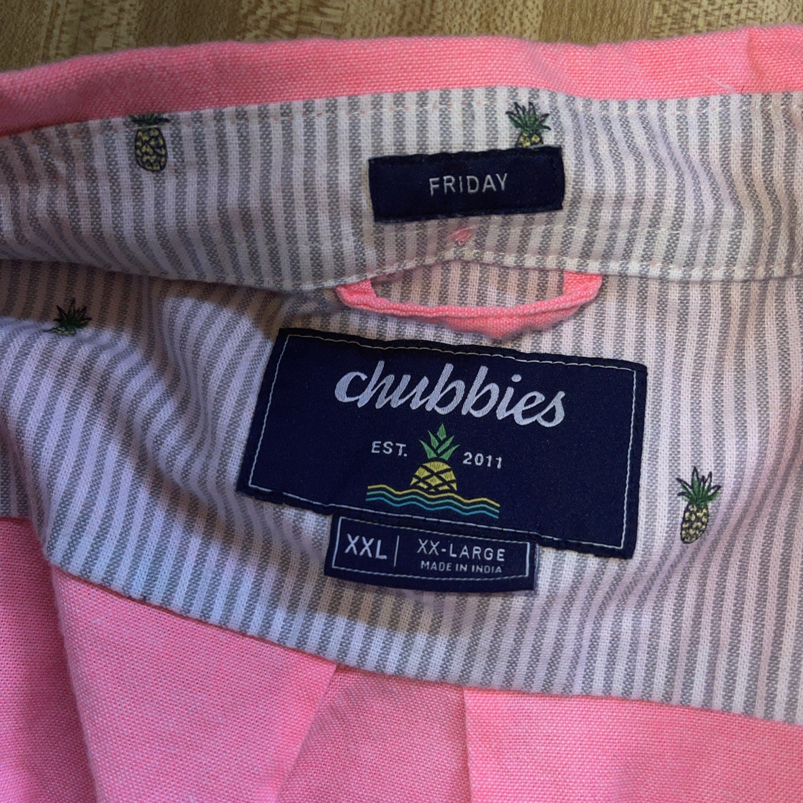 Chubbies Button Down XXL 