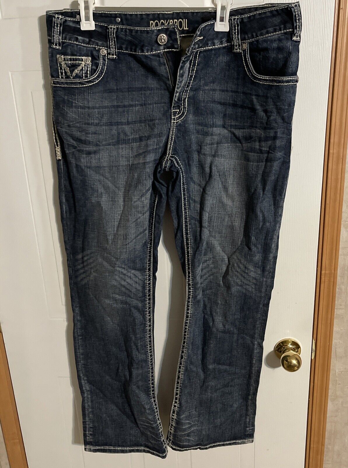 Rock & Roll Cowgirl Boyfriend Jeans 34x32
