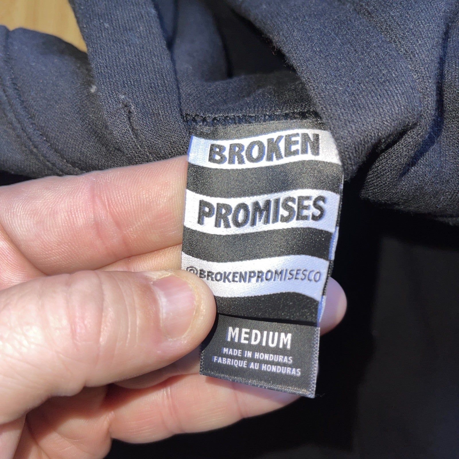 Broken Promises Hoodie Medium 